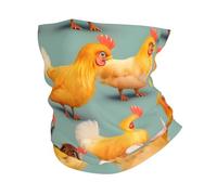kurue cute chicken walking Multi-Functional Sports Neck Gaiter - Ice Cooling, Face Mask & More | Essential Summer Accessory