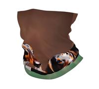 kurue Dachshund Weiner dog Multi-Functional Sports Neck Gaiter - Ice Cooling, Face Mask & More | Essential Summer Accessory