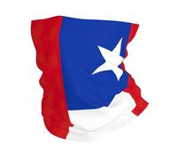 kurue Flag of Chile Multi-Functional Sports Neck Gaiter - Ice Cooling, Face Mask & More | Essential Summer Accessory
