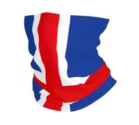 kurue Flag of Iceland Multi-Functional Sports Neck Gaiter - Ice Cooling, Face Mask & More | Essential Summer Accessory