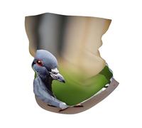 kurue Grey Pigeon Multi-Functional Sports Neck Gaiter - Ice Cooling, Face Mask & More | Essential Summer Accessory