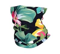 kurue Hawaiian flower print Multi-Functional Sports Neck Gaiter - Ice Cooling, Face Mask & More | Essential Summer Accessory