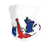 kurue Iceland Flag Map Multi-Functional Sports Neck Gaiter - Ice Cooling, Face Mask & More | Essential Summer Accessory