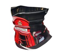 kurue Red Phone Booth London Street Multi-Functional Sports Neck Gaiter - Ice Cooling, Face Mask & More | Essential Summer Accessory