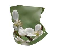 kurue Spring Dogwood Blossoms Multi-Functional Sports Neck Gaiter - Ice Cooling, Face Mask & More | Essential Summer Accessory