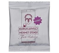 KURUKAHVECI MEHMET EFENDI Decaffeinated Turkish Coffee, 100% Arabica, Finely Roasted Ground Coffee for Cezve, Rich Aroma, Medium to Heavy-Bodied, Authentic Turkish Coffee Tradition Since 1871, 50 Gr