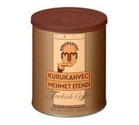 KURUKAHVECI MEHMET EFENDI Turkish Coffee, Arabica Beans, Roasted Ground,Rich Aroma, Fresh, Medium to Heavy-bodied, Original Taste Since 1871 (8.8 OZ / 250 Gr)