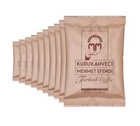 Kurukahveci Mehmet Efendi Turkish Coffee, Medium Roast, 100 g (Pack of 10) | 100% Arabica, Extra Fine Grind for Cezve and Ibrik, Rich Aroma, Vegan, Gluten Free, Roasted in Istanbul Since 1871
