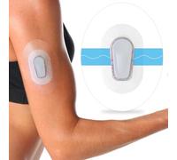 Kuruyo Adhesive Patches for Dexcom G6 Sensor Covers Overpatch Waterproof Sticker Clear Film Tape, Pack of 60