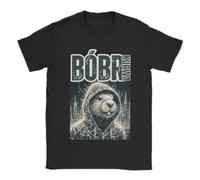 Kurwa-Bobr-Bober-Beaver-Boberek Men T Shirt-for-Cool Men T Shirts Black