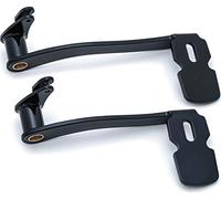 Kuryakyn 9671 Gloss Black Extended Brake Pedal Without Fairing Lowers: 2014-19 Harley-Davidson Touring and Trike Motorcycles
