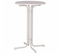 Kurz Standing Beer Table 85 CM White Beer Table Foldable Garden Table Furniture