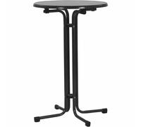 Kurz Stehklapptisch Standing Beer Table 70cm Grey Drop-Leaf Garden Furniture New