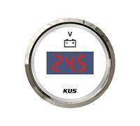 KUS Waterproof Digital Voltmeter Voltage Gauge 12V/24V 52MM(2") With Backlight