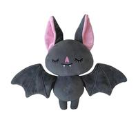 Kuscheltier - Plüsch Spielzeug | Stofftier Fledermus 18cm | Süßes Fledermas Kuscheltier für Kinder | Schwarze Fledearmaus Plüschfigur | Halloween Fledermas Deko Geschenk
