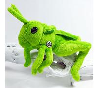 Kuscheltiere.biz Grasshopper Cuddly Toy Green Insect Plush Toy FLIPP 23 cm