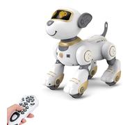 KUSCOR Robot Dog, Interactive Toys Smart Pet for Kids Boys and Girls Gold