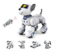 KUSCOR Robot Dog, Interactive Toys Smart Pet for Kids Boys and Girls White