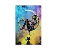 KUSDPKAJC Anime Sailor Moon Poster Decorative Painting Canvas Wall Art Living Room Poster Bedroom Painting Wall Art Picture Print Modern Family Room Decor 12 x 18 Inches (30 x 45 cm)