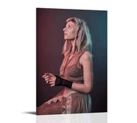 KUSDPKAJC Aurora Aksnes Beauty Poster Decorative Painting Canvas Wall Art Living Room Poster Bedroom Painting Wall Art Picture Print Modern Family Room Decor 12 x 18 Inches (30 x 45 cm)
