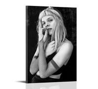 KUSDPKAJC Aurora Aksnes Black and White Poster Decorative Painting Canvas Wall Art Living Room Poster Bedroom Painting Wall Art Picture Print Modern Family Room Decor 24 x 36 inches (60 x 90 cm)