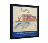KUSDPKAJC David-hockney-vintage-1996-art Poster Decorative Painting Canvas Wall Art Living Room Poster Bedroom Painting Wall Art Picture Print Modern Family Room Decor 20 x 20 Inches (50 x 50 cm)