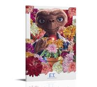 KUSDPKAJC E.T. The Extra-Terrestrial Movie Poster Decorative Painting Canvas Wall Art Living Room Poster Bedroom Painting Wall Art Picture Print Modern Family Room Decor 08 x 12 Inches (20 x 30 cm)