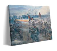 KUSDPKAJC Gettysburg, American, Civil War Poster, Decorative Painting Canvas Wall Art, Living Room Poster, Bedroom Painting, Wall Art Picture Print, Modern Family Room Decor, 40 x 60 cm