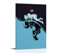 KUSDPKAJC Kingdom Hearts Poster Decorative Painting Canvas Wall Art Living Room Poster Bedroom Painting Wall Art Picture Print Modern Family Room Decor 16 x 24 Inches (40 x 60 cm)