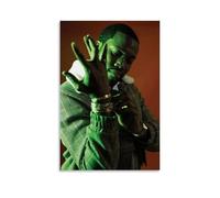 KUSDPKAJC Meek Mill Rapper Poster Decorative Painting Canvas Wall Art Living Room Poster Bedroom Painting Wall Art Picture Print Modern Family Room Decor 12 x 18 Inches (30 x 45 cm)