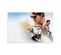 KUSDPKAJC Mission Impossible 5 Movie Poster Decorative Painting Canvas Wall Art Living Room Poster Bedroom Painting Wall Art Picture Print Modern Family Room Decor 08 x 12 Inches (20 x 30 cm)