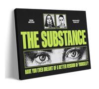 KUSDPKAJC Movie The Substance Poster Decorative Painting Canvas Wall Art Living Room Poster Bedroom Painting Wall Art Picture Print Modern Family Room Decor 08 x 12 Inches (20 x 30 cm)