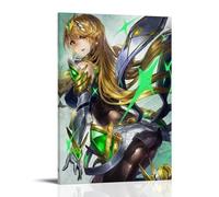 KUSDPKAJC Mythra Xenoblade Chronicles 2 Posters Decorative Painting Canvas Wall Art Living Room Poster Bedroom Painting Wall Art Picture Print Modern Family Room Decor 08 x 12 Inch (20 x 30 cm)