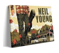 KUSDPKAJC Neil Young Art Poster Decorative Painting Canvas Wall Art Living Room Poster Bedroom Painting Wall Art Picture Print Modern Family Room Decor 20 x 30 Inches (50 x 75 cm)