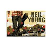KUSDPKAJC Neil Young Art Poster Decorative Painting Canvas Wall Art Living Room Poster Bedroom Painting Wall Art Picture Print Modern Family Room Decor 08 x 12 Inches (20 x 30 cm)