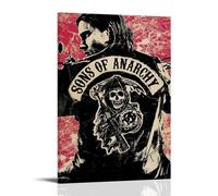 KUSDPKAJC Sons of Anarchy Poster Decorative Painting Canvas Wall Art Living Room Poster Bedroom Painting Wall Art Picture Print Modern Family Room Decor 20 x 30 Inches (50 x 75 cm)