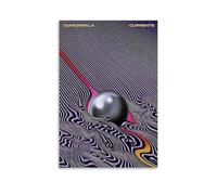 KUSDPKAJC Tame Impala Currents Poster Decorative Painting Canvas Wall Art Living Room Poster Bedroom Painting Wall Art Picture Print Modern Family Room Decor 16 x 24 Inches (40 x 60 cm)