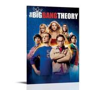 KUSDPKAJC The Big Bang Theory Series Art Poster Decorative Painting Canvas Wall Art Living Room Poster Bedroom Painting Wall Art Picture Print Modern Family Room Decor 12 x 18 Inches (30 x 45 cm)