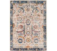 KUSH Vintage Traditional Oriental Boho Area Rug Livabliss Blue 200cm x 275cm