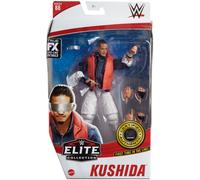 WWE GVB88 Kushida Elite Collection Action Figure, 6 Inch/15.24 cm Tall Figure Features Deluxe Articulation, True FX Detailing, Swappable Hands, and Iconic Accessories, Multicolor