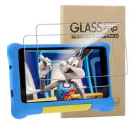 KUSINHOKA [2 Pack] Screen Protector for Ainmel Kids Tablet/Ainmel 707 Tempered Glass,Ultra Resistant,Anti Fingerprints,HD Clear,No Bubbles,9H Hardness Protector Film Tempered Glass Film,Transparent
