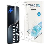 KUSINHOKA 2 PACK Screen Protector for Honor Magic 7 Pro/Magic 6 Pro，Not Glass Scratchproof,Bubble Free,Easy Installation,HD Fingerprint Unlock Full Coverage Flexible TPU Screen Protector,Transparent