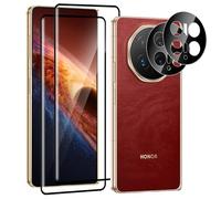 KUSINHOKA 2 Pack Screen Protector for Honor Magic V6 5G + 2 Pack Camera Lens Protector,99.99% HD Full Coverage Easy Installation Scratch Resistant Bubble Free,Premium Quality Dispaly Film