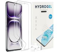 KUSINHOKA 2 Pack Screen Protector for Oppo Reno 12/12 Pro/Reno 11/11 Pro, Scratchproof, Bubble Free, Easy Installation, HD Fingerprint Unlock Full Coverage Flexible TPU Screen Protector Film