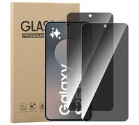 KUSINHOKA 2 Pack Screen Protector for Samsung Galaxy S25 FE 5G，Anti-Spy Support Fingerprint Unlock,Bubble-Free, Scratch Resistant 9H Hardness Premium Quality Tempered Glass Film