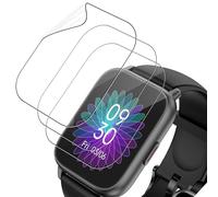 KUSINHOKA 3 Pack Screen Protector for RUIMEN H1/RUIMEN D1/RUIMEN Smart Watch 1.85Inches,HD Clear Scratch Resistant Bubble Free Easy Installation,Ultra Thin TPU Full Coverage Flexible Soft Film