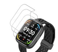 KUSINHOKA 3 Pack Screen Protector for Smartwatch IDW17/IDW20/IDW21/IDW23/IDW25/IDW26 1.83 Inch,HD Clear Scratch Resistant Bubble Free Easy Installation，Ultra Thin TPU Full Coverage Flexible Soft Film