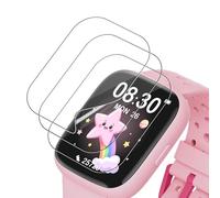 KUSINHOKA 3 Pack Screen Protector for TICTIKY Kids Smart Watch/TICTIKY BW02 1.83 Inch,HD Clear Scratch Resistant Bubble Free Easy Installation,Ultra Thin TPU Full Coverage Flexible Soft Film