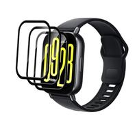 KUSINHOKA [3 Pack] Screen Protector for Xiaomi Redmi Watch 5 Active，3D Curved Full Coverage PET Anti Scratch,High Transparency,Anti fingerprint,Bubble Free Flexible Protector,Black