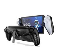 KUSINHOKA Case for Sony PlayStation Portal,Shockproof Anti Scratch Anti Squeeze Non Slip Silicone Dust Protection Cover with Built-in Stand,Black